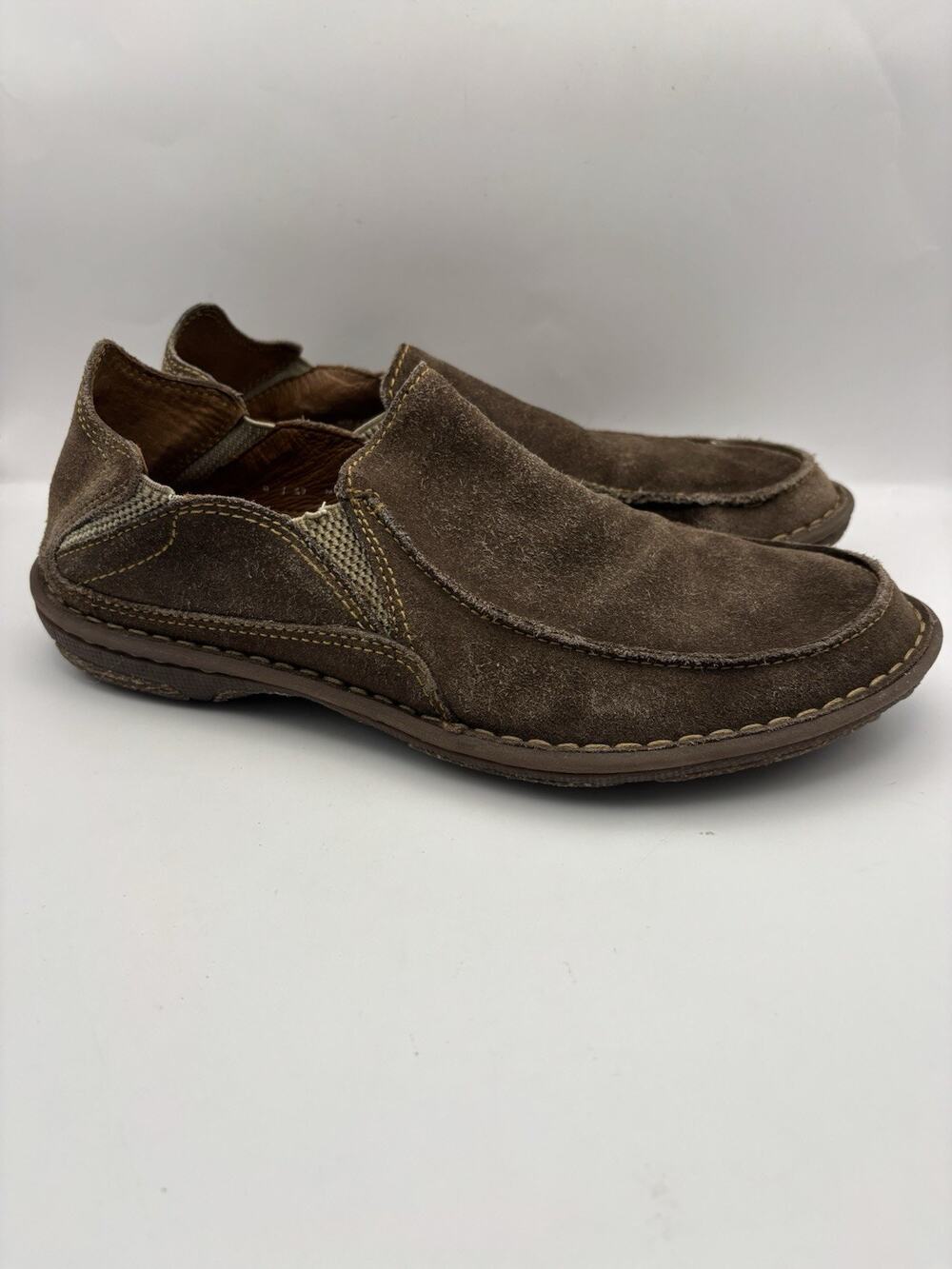 Born Nigel Brown Suede Slip On Shoes Men Size 9